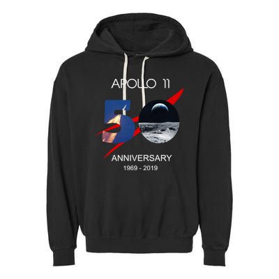 Apollo 11 50th Anniversary Moon Landing July 20 1969 Garment-Dyed Fleece Hoodie