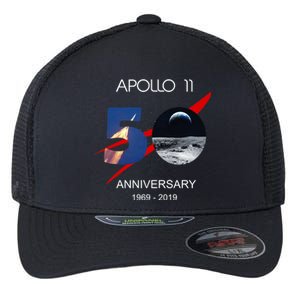 Apollo 11 50th Anniversary Moon Landing July 20 1969 Flexfit Unipanel Trucker Cap