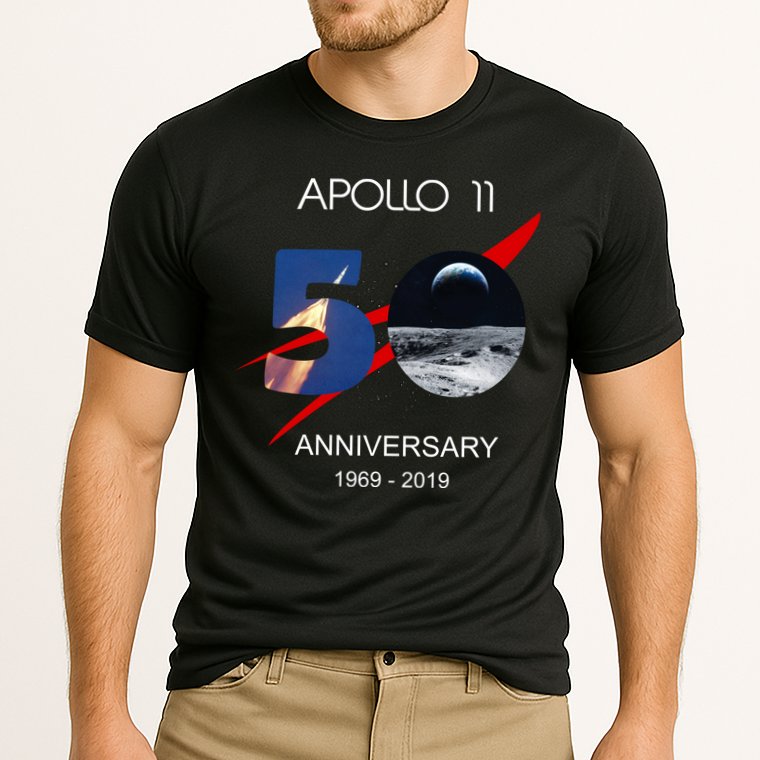 Apollo 11 50th Anniversary Moon Landing July 20 1969 Performance Shirt