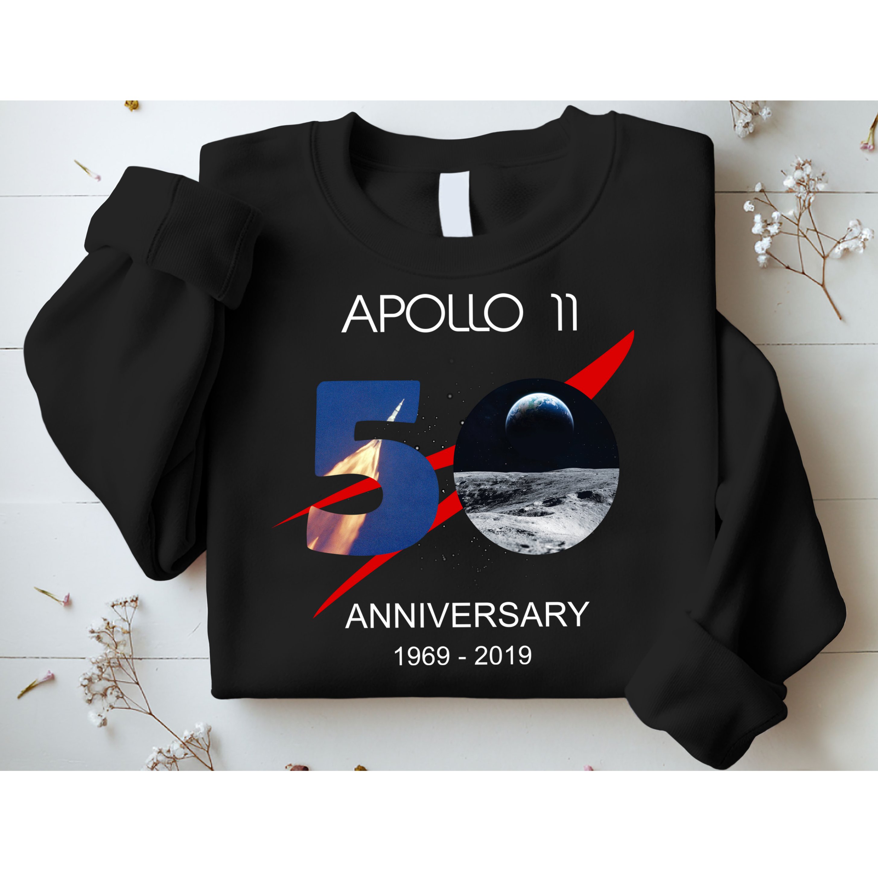 Apollo 11 50th Anniversary Moon Landing July 20 1969 Sweatshirt
