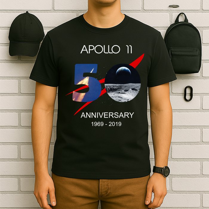 Apollo 11 50th Anniversary Moon Landing July 20 1969 T-Shirt