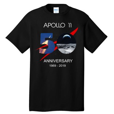 Apollo 11 50th Anniversary Moon Landing July 20 1969 Tall T-Shirt