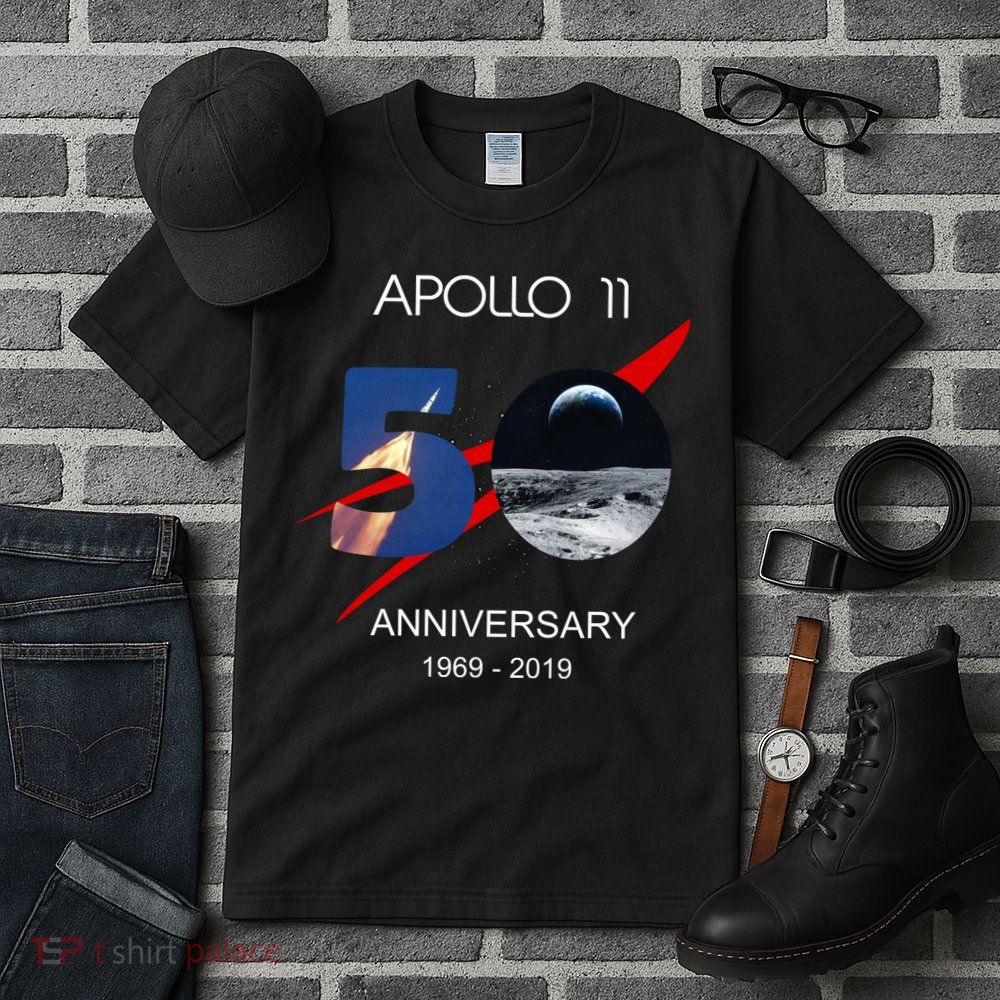 Apollo 11 50th Anniversary Moon Landing July 20 1969 Tall T-Shirt