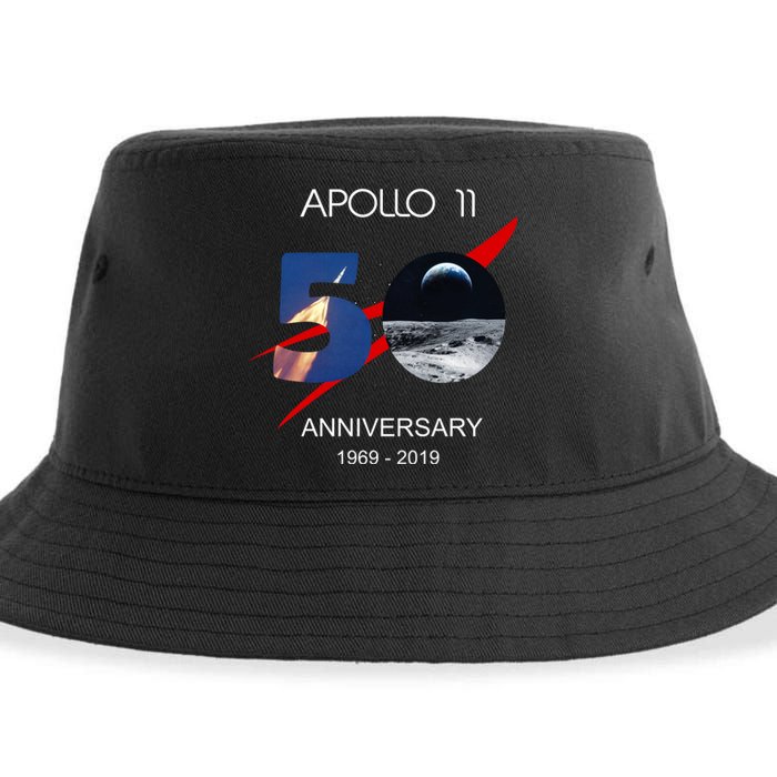 Apollo 11 50th Anniversary Moon Landing July 20 1969 Sustainable Bucket Hat