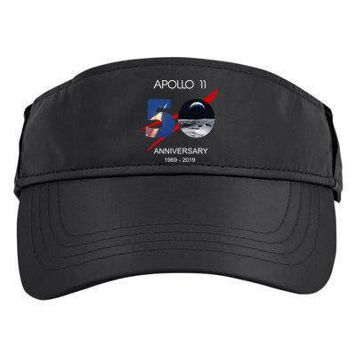 Apollo 11 50th Anniversary Moon Landing July 20 1969 Adult Drive Performance Visor