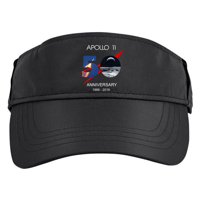 Apollo 11 50th Anniversary Moon Landing July 20 1969 Adult Drive Performance Visor