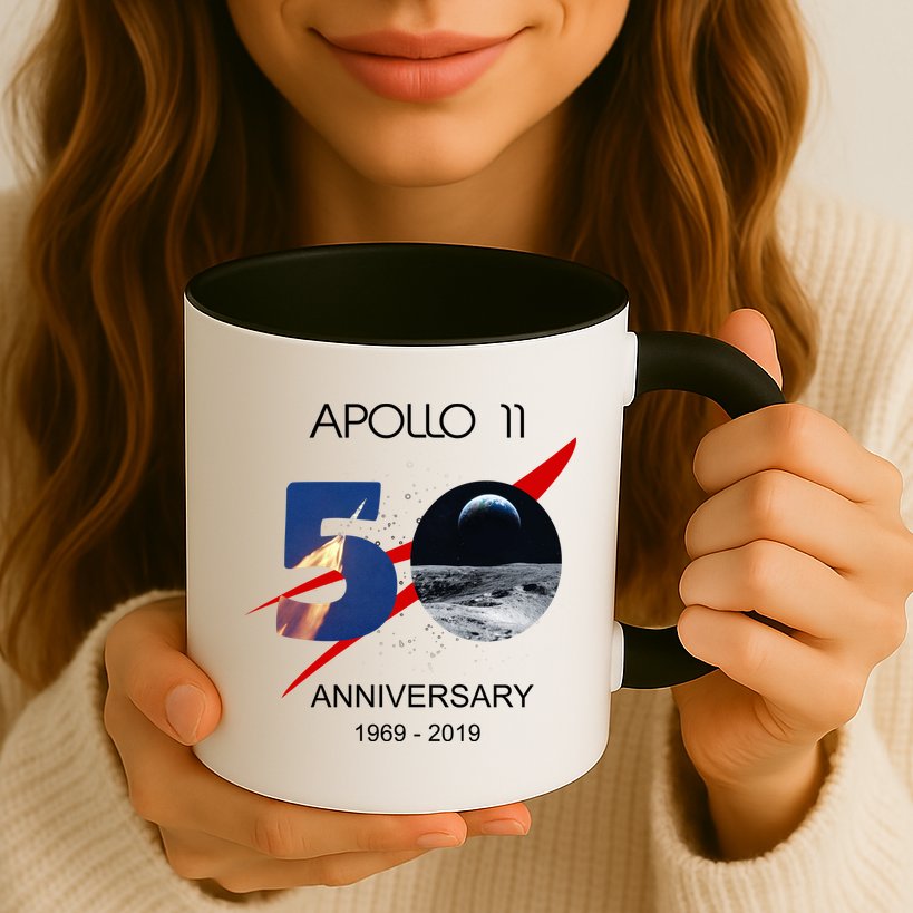 Apollo 11 50th Anniversary Moon Landing July 20 1969 Mug