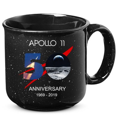 Apollo 11 50th Anniversary Moon Landing July 20 1969 15oz Campfire Ceramic Mug