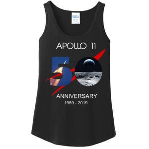 Apollo 11 50th Anniversary Moon Landing July 20 1969 Ladies Essential Tank