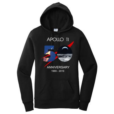 Apollo 11 50th Anniversary Moon Landing July 20 1969 Women's Pullover Hoodie