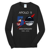 Apollo 11 50th Anniversary Moon Landing July 20 1969 Tall Long Sleeve T-Shirt