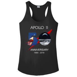 Apollo 11 50th Anniversary Moon Landing July 20 1969 Ladies PosiCharge Competitor Racerback Tank