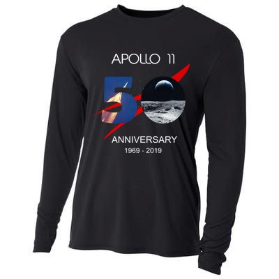 Apollo 11 50th Anniversary Moon Landing July 20 1969 Cooling Performance Long Sleeve Crew