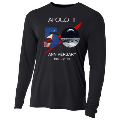 Apollo 11 50th Anniversary Moon Landing July 20 1969 Cooling Performance Long Sleeve Crew