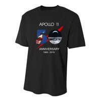 Apollo 11 50th Anniversary Moon Landing July 20 1969 Youth Performance Sprint T-Shirt