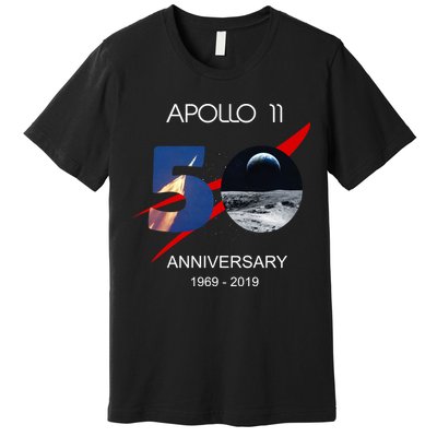 Apollo 11 50th Anniversary Moon Landing July 20 1969 Premium T-Shirt