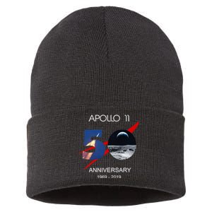 Apollo 11 50th Anniversary Moon Landing July 20 1969 Sustainable Knit Beanie