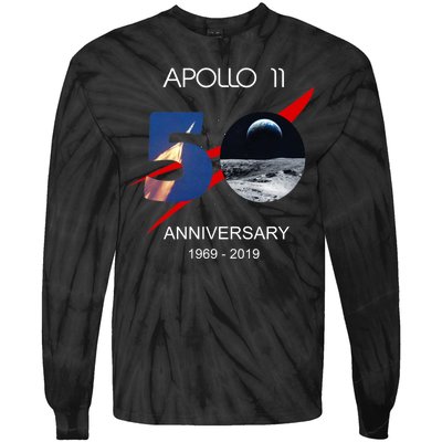 Apollo 11 50th Anniversary Moon Landing July 20 1969 Tie-Dye Long Sleeve Shirt