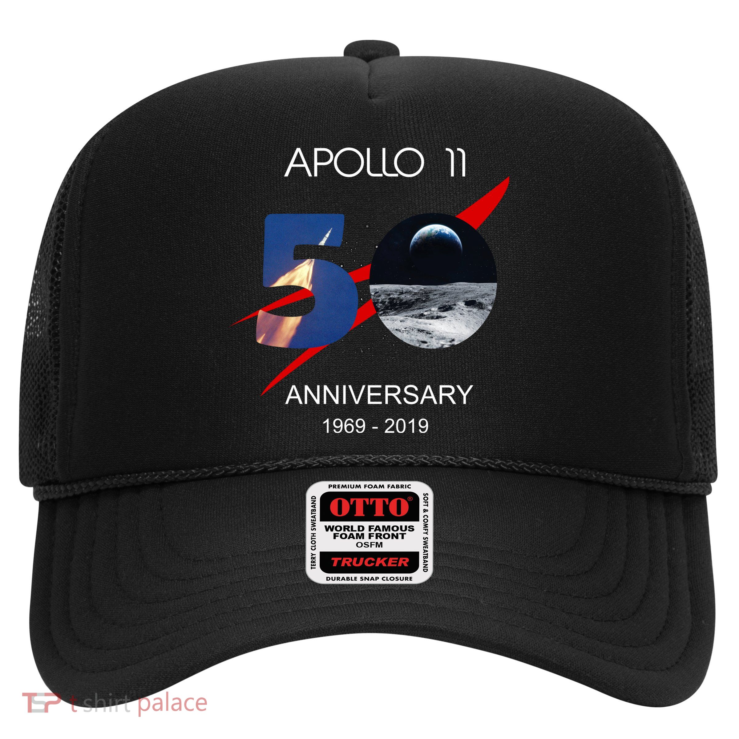 Apollo 11 50th Anniversary Moon Landing July 20 1969 Trucker Hat