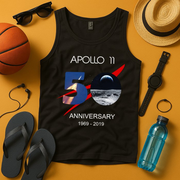Apollo 11 50th Anniversary Moon Landing July 20 1969 Tank Top