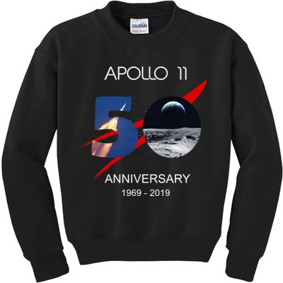 Apollo 11 50th Anniversary Moon Landing July 20 1969 Kids Sweatshirt