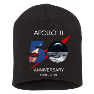 Apollo 11 50th Anniversary Moon Landing July 20 1969 Short Acrylic Beanie