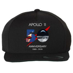 Apollo 11 50th Anniversary Moon Landing July 20 1969 Wool Snapback Cap