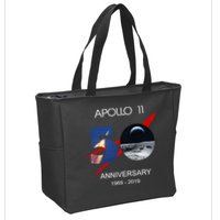 Apollo 11 50th Anniversary Moon Landing July 20 1969 Zip Tote Bag