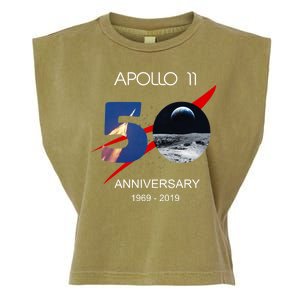 Apollo 11 50th Anniversary Moon Landing July 20 1969 Garment-Dyed Women's Muscle Tee