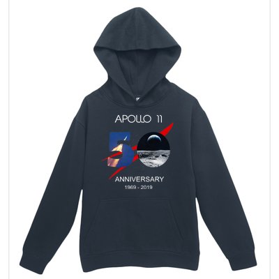 Apollo 11 50th Anniversary Moon Landing July 20 1969 Urban Pullover Hoodie