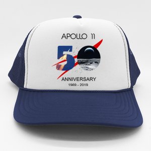 Apollo 11 50th Anniversary Moon Landing July 20 1969 Trucker Hat