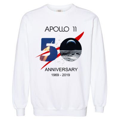 Apollo 11 50th Anniversary Moon Landing July 20 1969 Garment-Dyed Sweatshirt