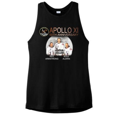 APOLLO 11 Astronauts 50th Anniversary  Ladies PosiCharge Tri-Blend Wicking Tank