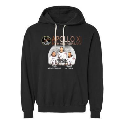 APOLLO 11 Astronauts 50th Anniversary  Garment-Dyed Fleece Hoodie