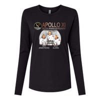 APOLLO 11 Astronauts 50th Anniversary  Womens Cotton Relaxed Long Sleeve T-Shirt