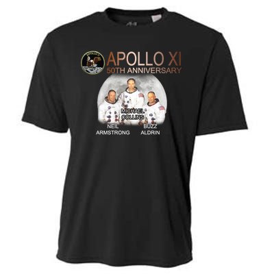 APOLLO 11 Astronauts 50th Anniversary  Cooling Performance Crew T-Shirt