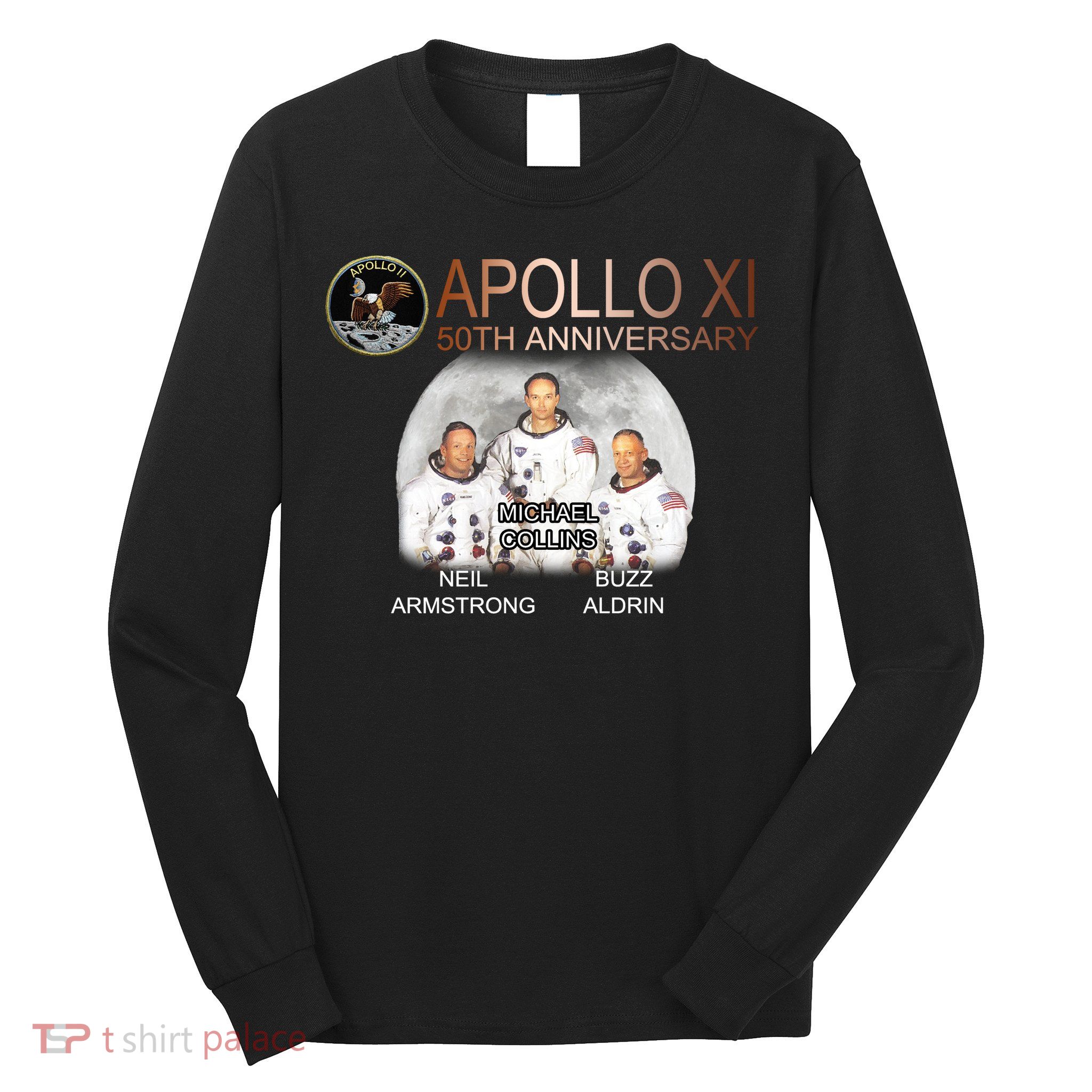 APOLLO 11 Astronauts 50th Anniversary  Long Sleeve Shirt