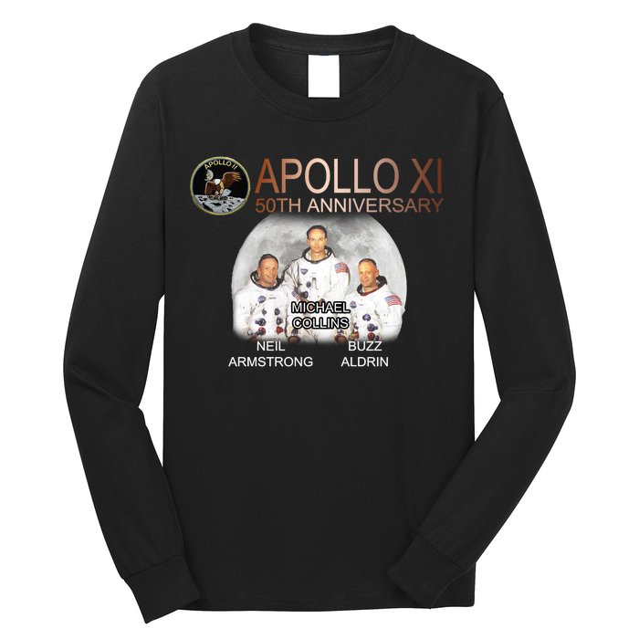 APOLLO 11 Astronauts 50th Anniversary  Long Sleeve Shirt