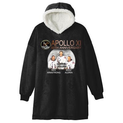 APOLLO 11 Astronauts 50th Anniversary  Hooded Wearable Blanket