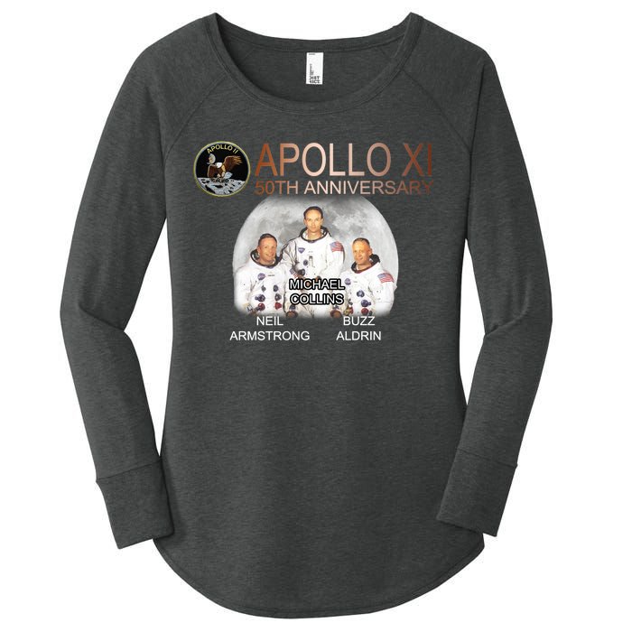 APOLLO 11 Astronauts 50th Anniversary  Women's Perfect Tri Tunic Long Sleeve Shirt