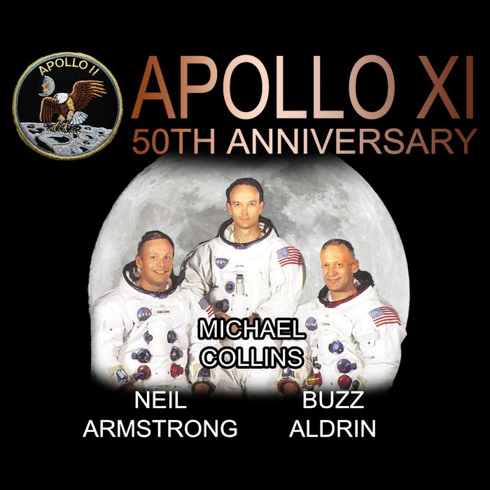 APOLLO 11 Astronauts 50th Anniversary  Flatbill Hat