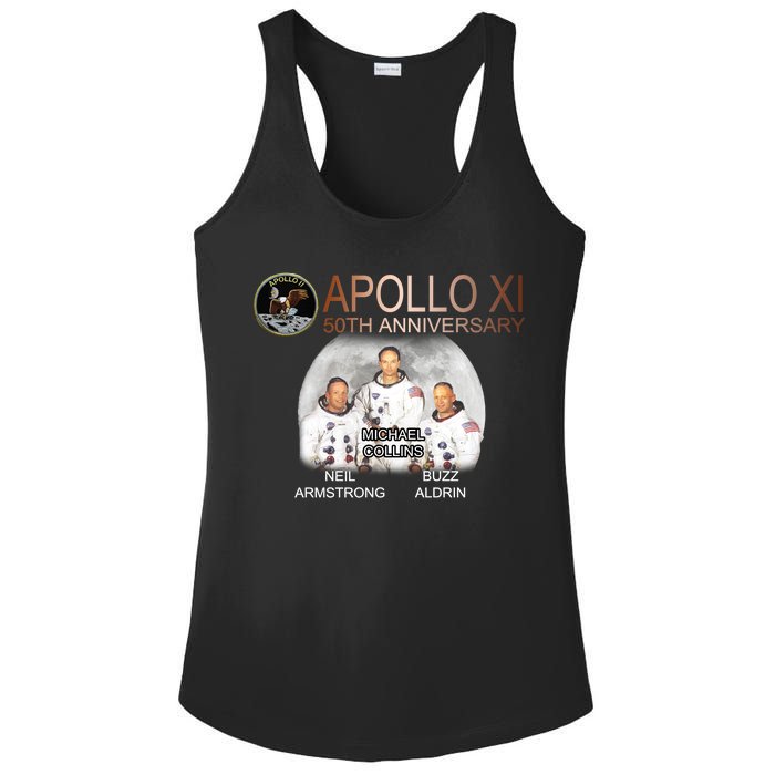 APOLLO 11 Astronauts 50th Anniversary  Ladies PosiCharge Competitor Racerback Tank