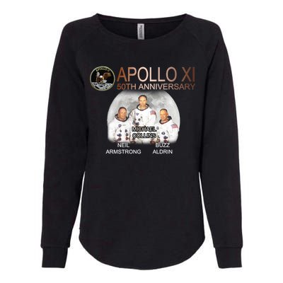 APOLLO 11 Astronauts 50th Anniversary  Womens California Wash Sweatshirt