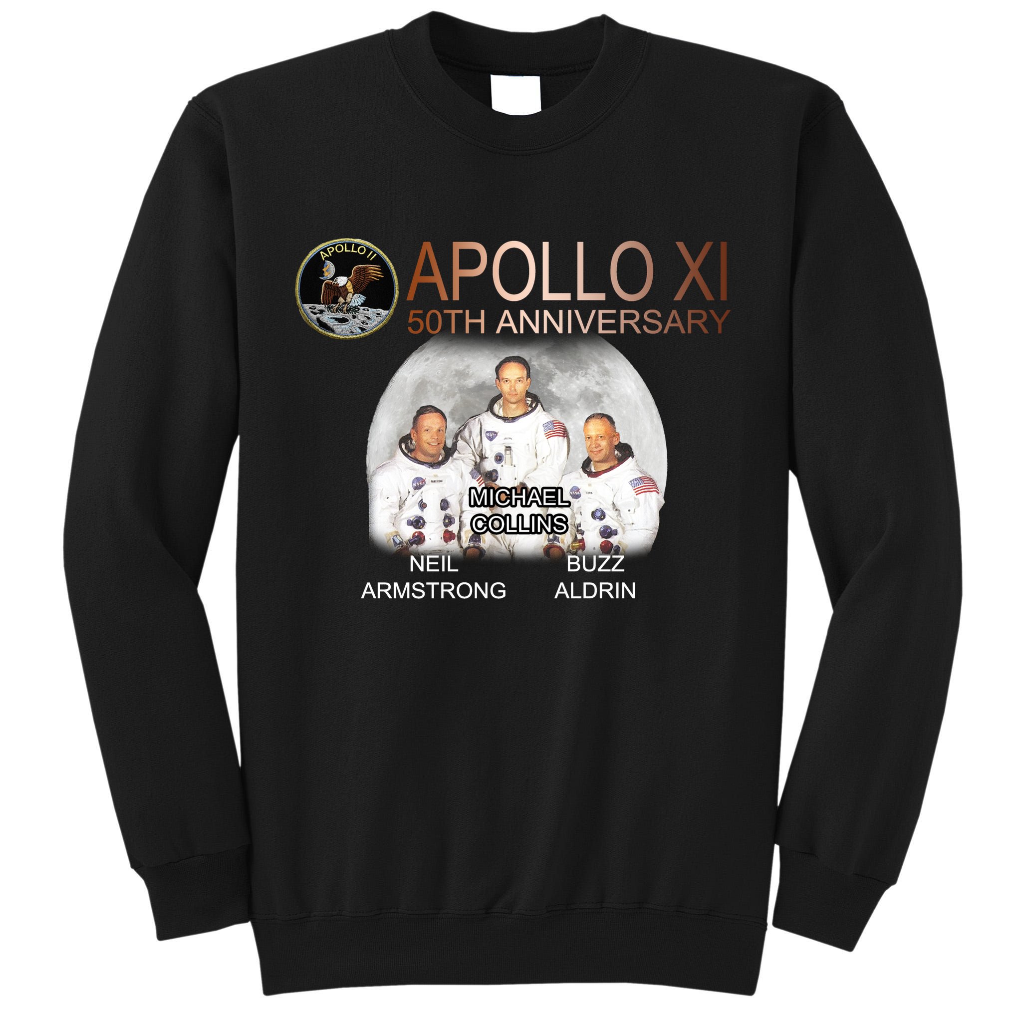 APOLLO 11 Astronauts 50th Anniversary  Tall Sweatshirt