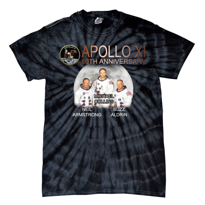 APOLLO 11 Astronauts 50th Anniversary  Tie-Dye T-Shirt