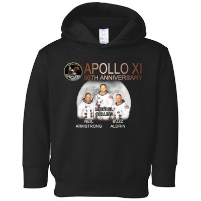 APOLLO 11 Astronauts 50th Anniversary  Toddler Hoodie