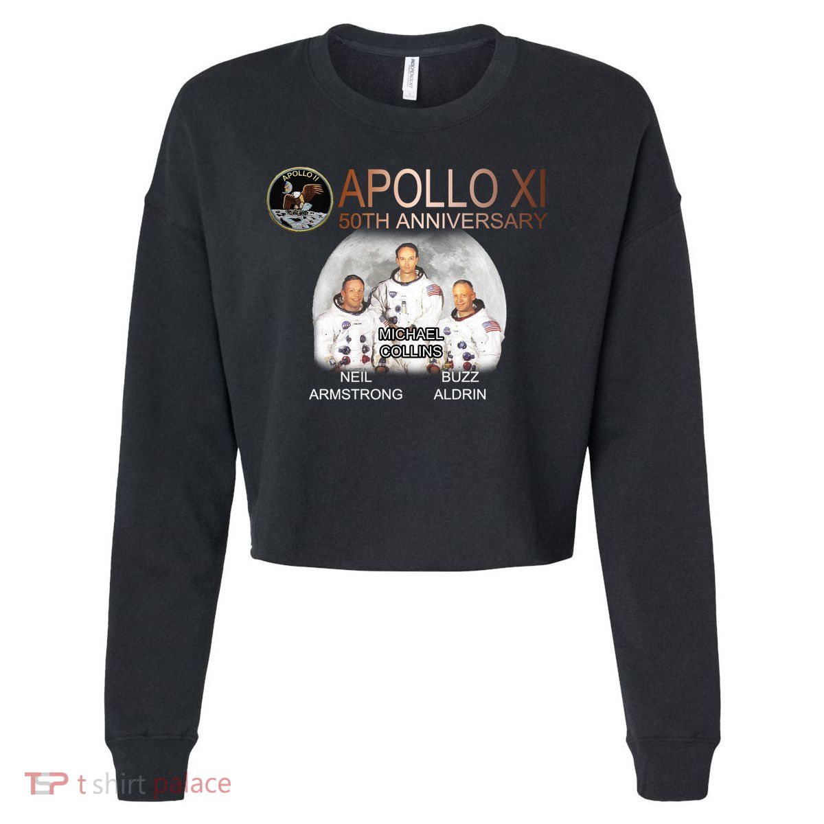 APOLLO 11 Astronauts 50th Anniversary  Cropped Pullover Crew