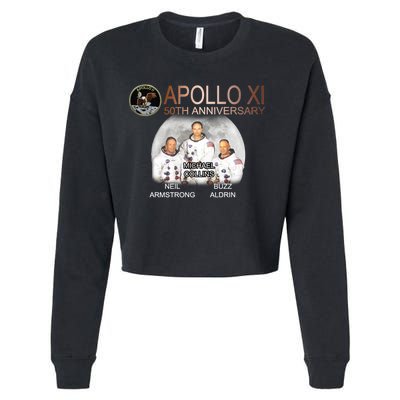 APOLLO 11 Astronauts 50th Anniversary  Cropped Pullover Crew