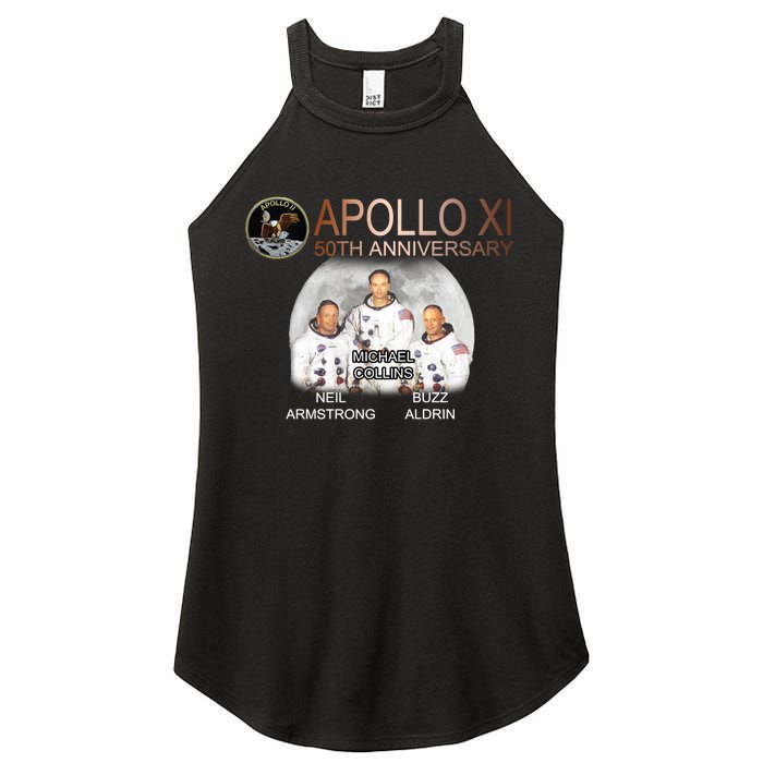 APOLLO 11 Astronauts 50th Anniversary  Women's Perfect Tri Rocker Tank