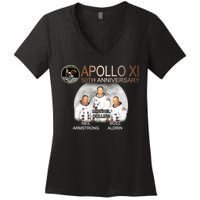 APOLLO 11 Astronauts 50th Anniversary  Women's V-Neck T-Shirt